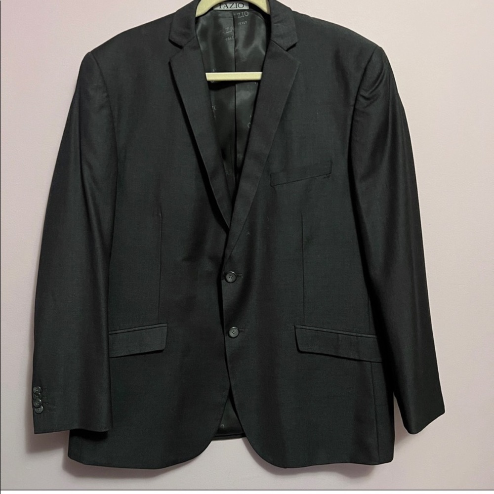 Tazio Mens Slim Charcoal Color Suit Set